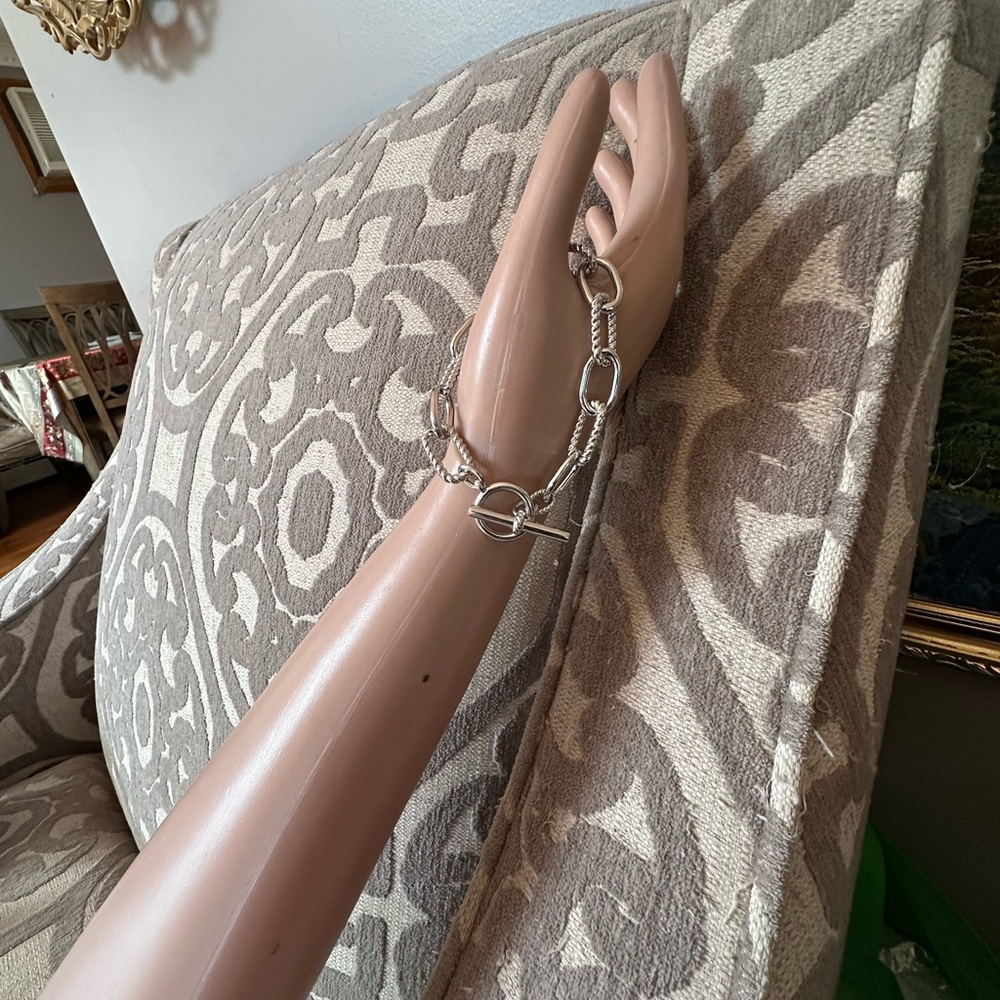 David Yurman Silver Chain Link Bracelet NWTB - Picture 10 of 16